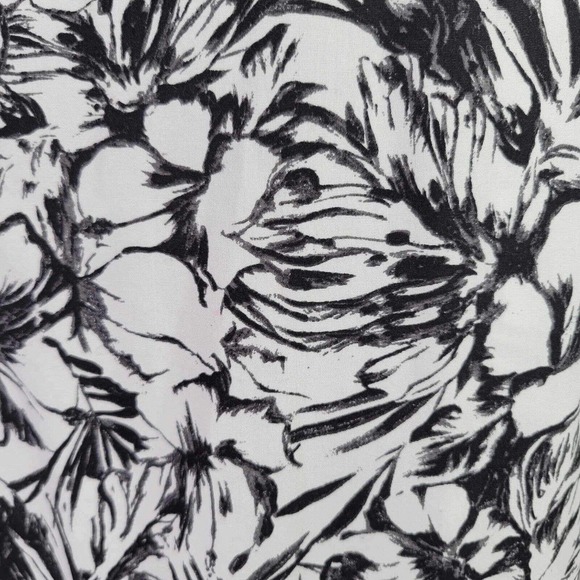 Chicos Shirt Button Up Effortless Floral Gabrielle Womens 3 US XL New White - Picture 10 of 11